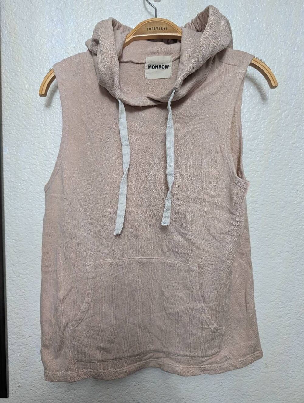 Monrow sleeveless Hoodie small